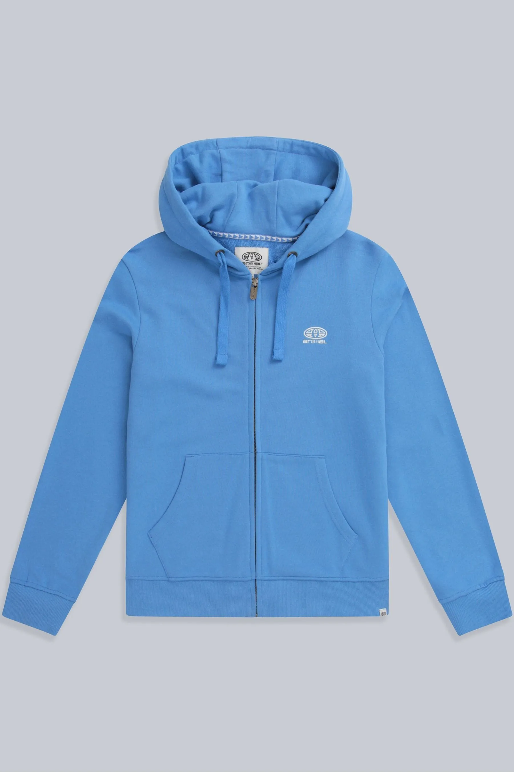 Animal Nikki Felpa donna tessuto biologico cappuccio zip