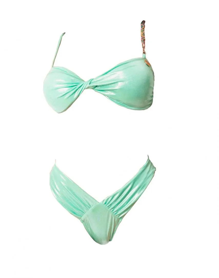Green Acqua FGBW3748 Band Bikini