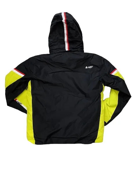 Men's Black and Lime Ski Suit