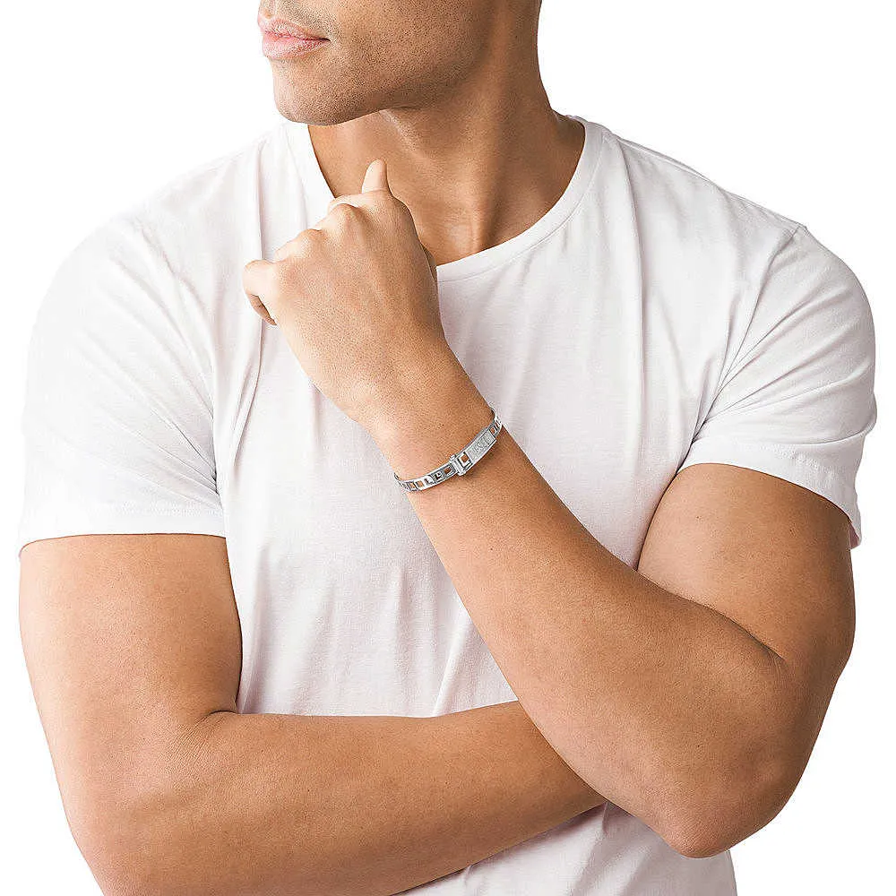 bracciale ragazzo gioiello Diesel Steel