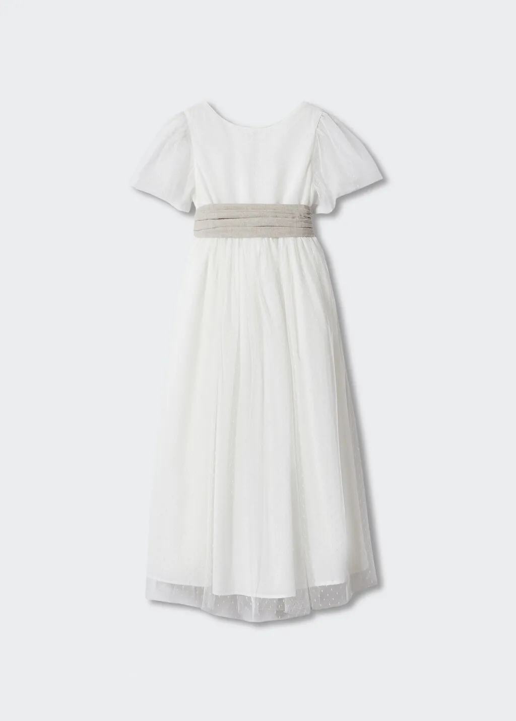 Embroidered Tulle Dress