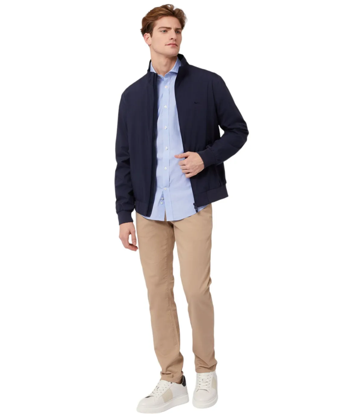 Harmont & Blaine Uomo Giacca Leggera Bomber In Softshell