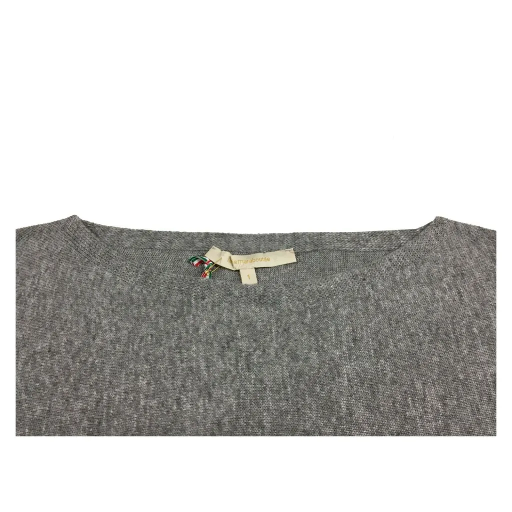 LA FEE MARABOUTEE Women's Long Sleeve Crew Neck Sweater FC5111 Made in Italy