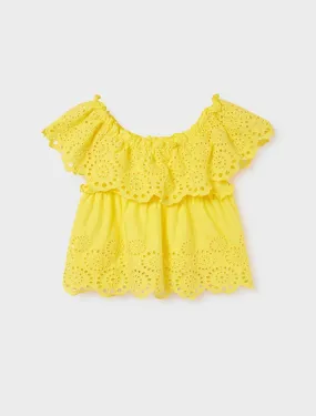 Mayoral Short Sleeve Shirt - Mimosa