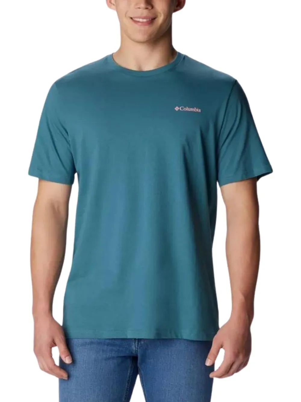 Men's T-Shirt with Pink Logo