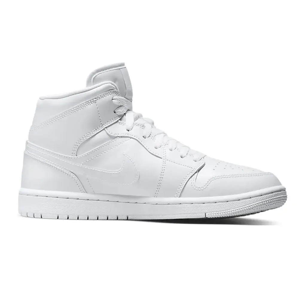 Nike Women's Air Jordan 1 Mid White Shoes