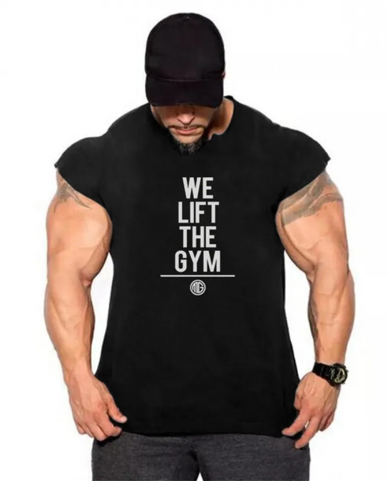 Nuovo marchio di abbigliamento Bodybuilding Fitness Gilet da uomo Estate Canotta senza maniche in cotone Palestre Canottiera da