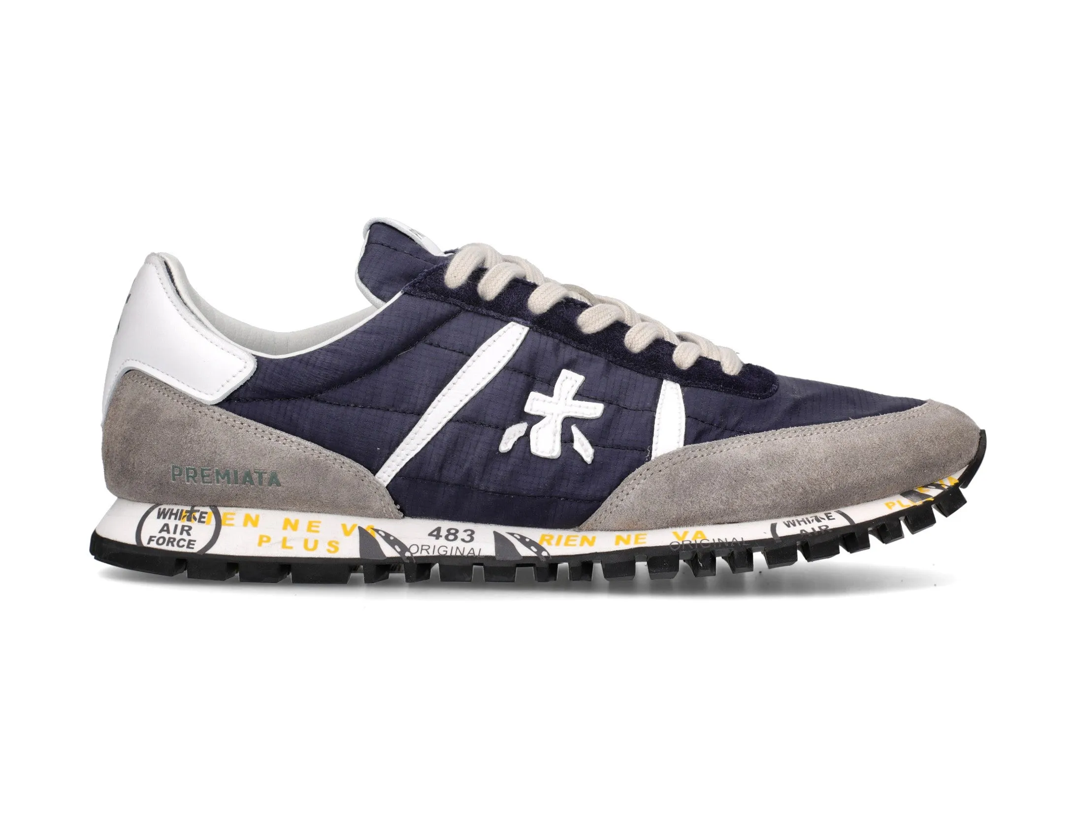 Premiata uomo Sean sneakers camoscio e nylon