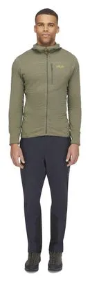 Rab Ascendor Light Khaki Long Sleeve Fleece Jacket