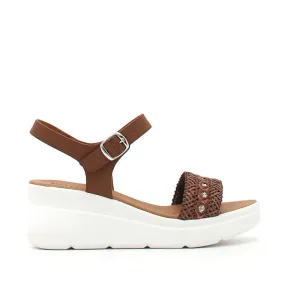 Faux Leather Sandals