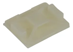 Supporto fascette HellermannTyton, autoadesivo, 32mm x 25 mm, Ø fissaggio 3.2mm, 100 pezzi
