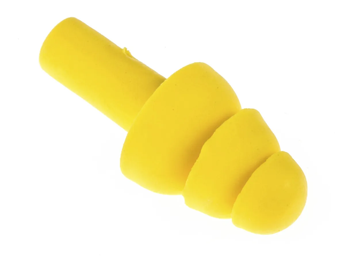 Tappi per orecchie  riutilizzabili in Elastomeri termoplastici 3M E.A.R, SNR 29dB, conf. da 50 coppie Con filo, col.