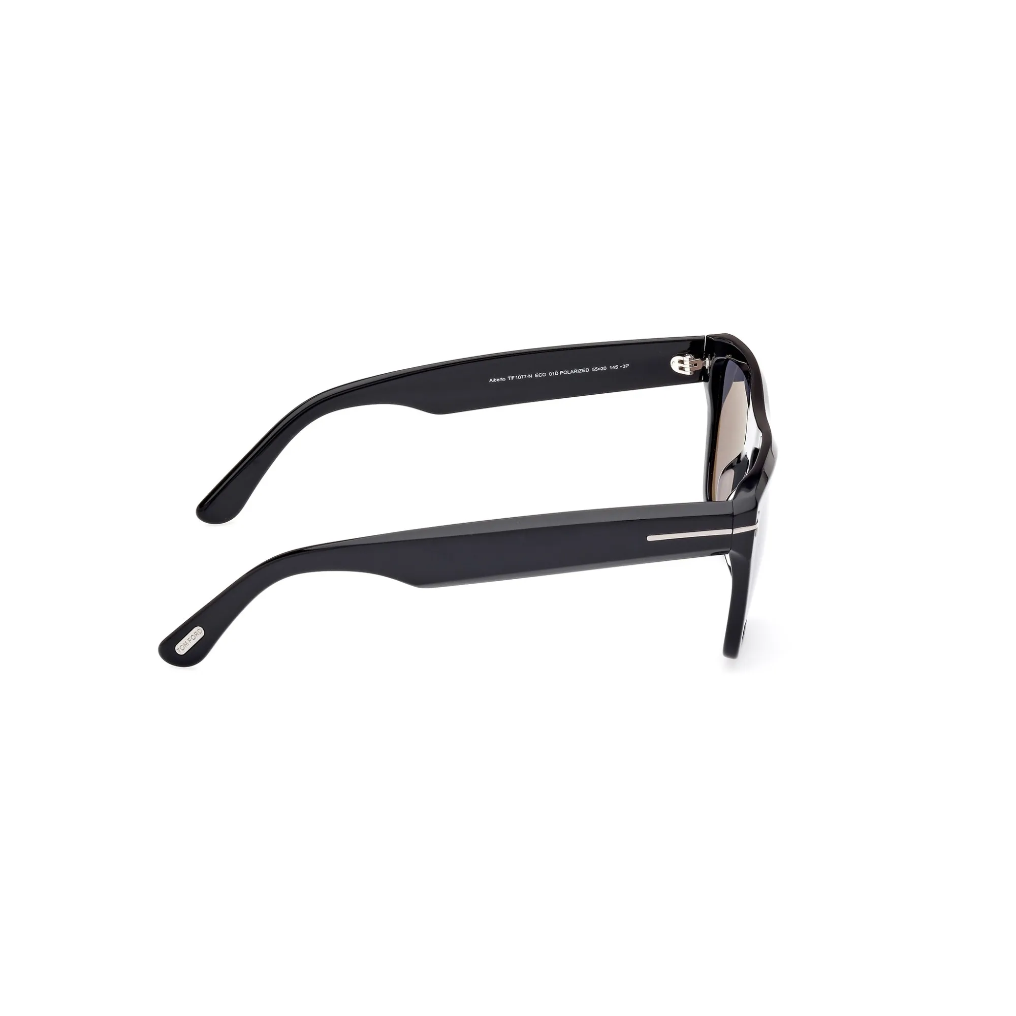   Tom Ford FT 1077-N ALBERTO - 01D Nero Lucido | Occhiale Da Sole Uomo 
