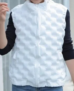 Women Sleeveless Zipper Fly Thick Warm Parkas Sleeveless Jacket Autumn Winter Casual Fashion Vest Outfit